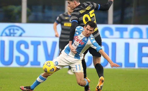 O Napoli tem chance contra o líder do torneio, o Inter de Milão?