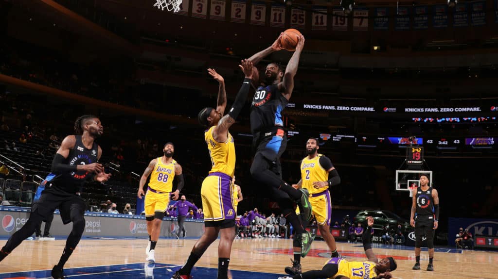 Antevisão e linhas do confronto: Lakers vs Knicks