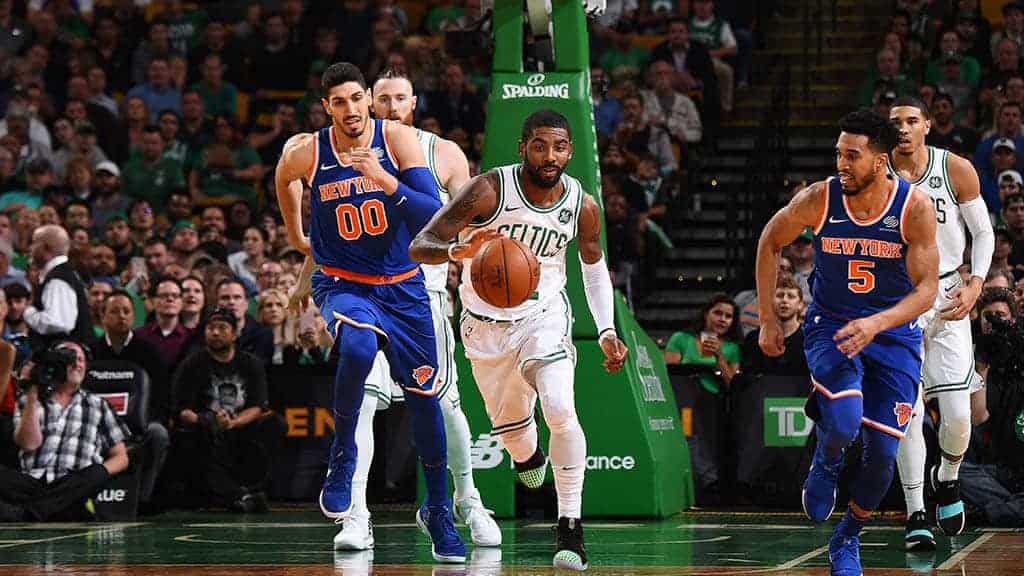 Probabilidades e escolhas para Boston Celtics x NY Knicks