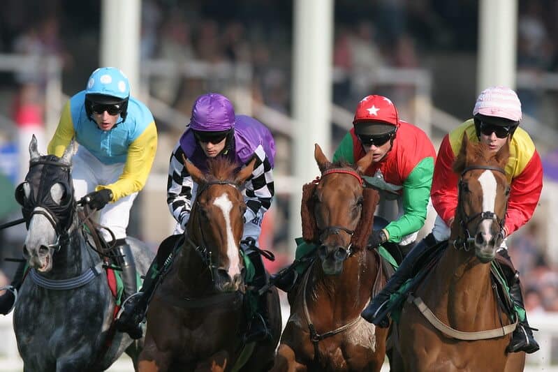 Las carreras de caballos