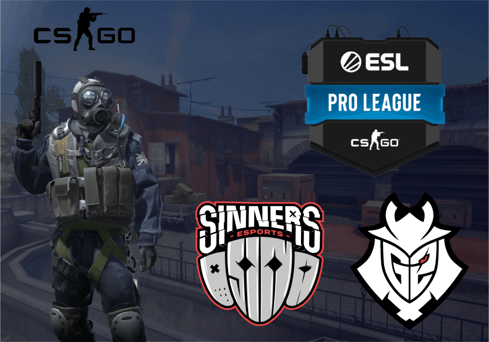 Sinners Esports vs G2 Esports 2021 ESL Pro League CSGO Cuotas y elección gratuita