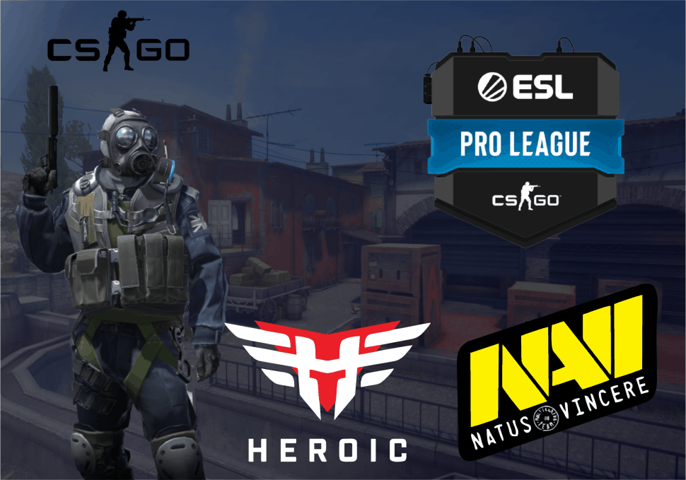 Team Heroic vs NaVi 2021 ESL Pro League CSGO Odds and Free Pick