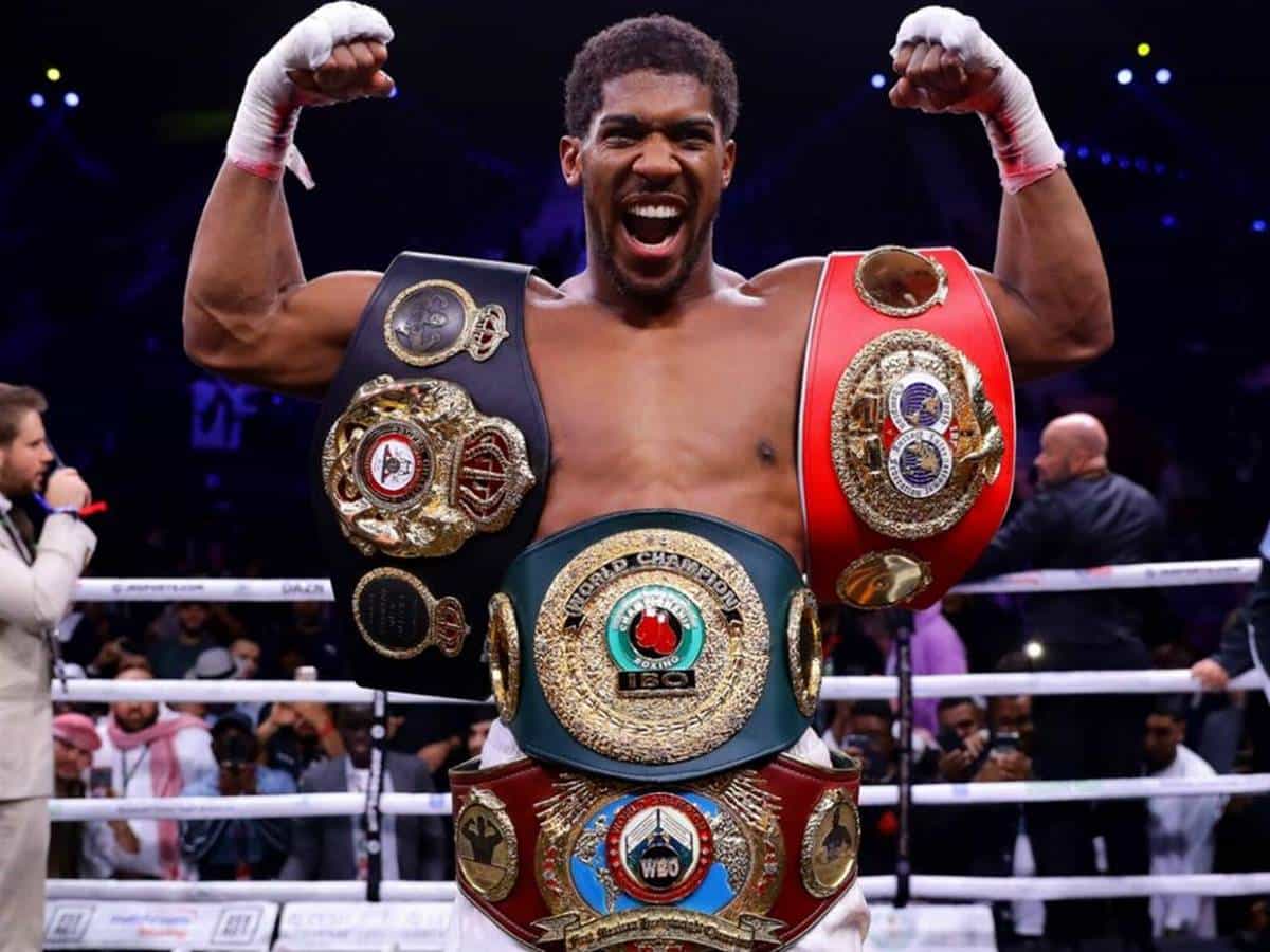 This is Anthony Joshua, Olek Usyk’s challenger for three heavyweight titles