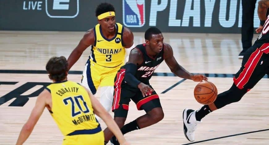 Indiana Pacers x Miami Heat 2021/22 NBA, probabilidades e escolha grátis