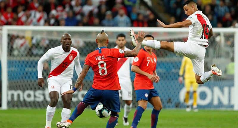 Peru x Chile 2021 CONMEBOL Eliminatórias para a Copa do Mundo Probabilidades de aposta e escolha grátis