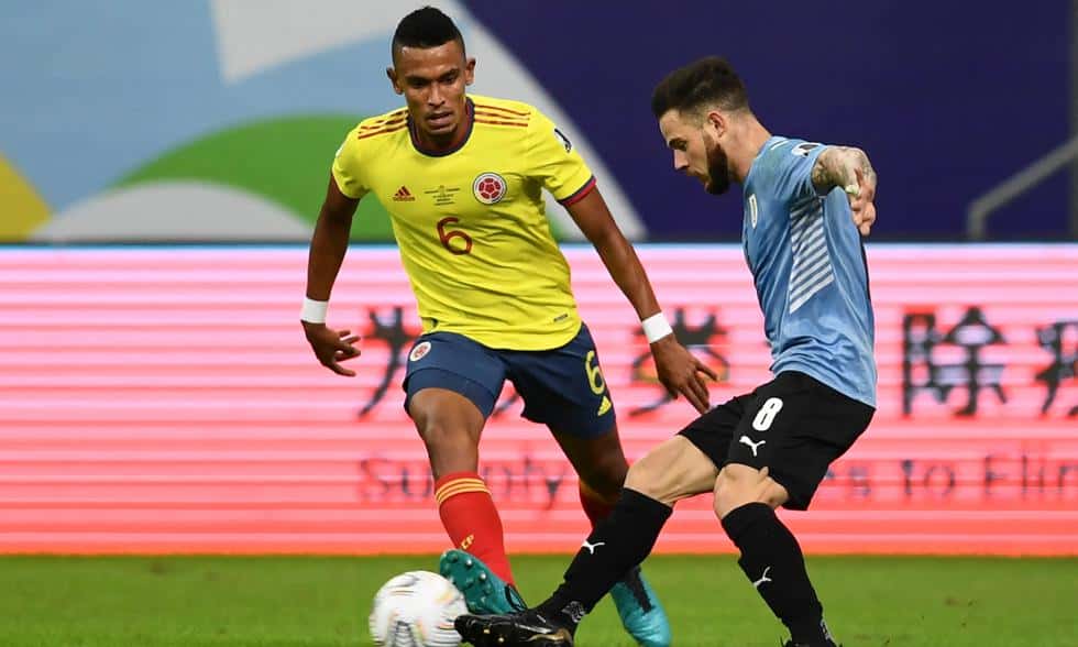 Colômbia x Uruguai 2021 CONMEBOL Eliminatórias para a Copa do Mundo Probabilidades de aposta e escolha grátis