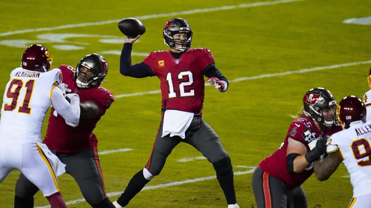 Tampa Bay Buccaneers x Washington Football Team 2021 NFL Probabilidades de aposta e escolha grátis
