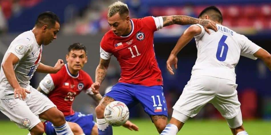 Paraguai x Chile 2021 CONMEBOL Eliminatórias para a Copa do Mundo Probabilidades de aposta e escolha grátis