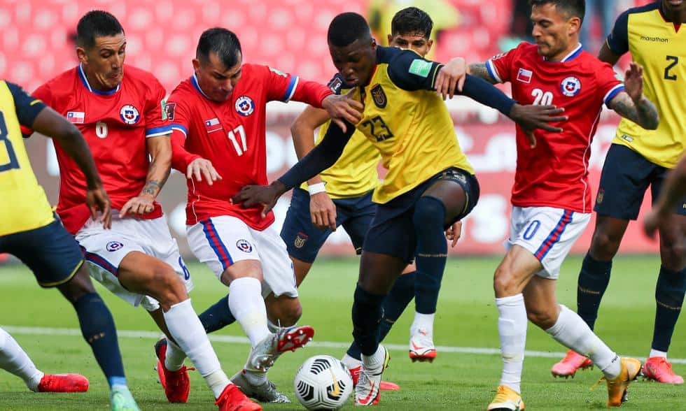 Ecuador vs Chile Clasificatorios para la Copa Mundial CONMEBOL 2021 Cuotas de apuestas y elección gratuita