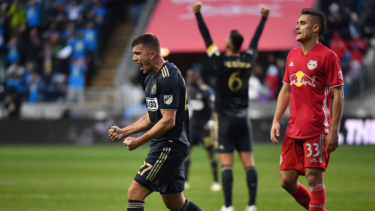 Philadelphia Union x New York RB MLS, probabilidades de aposta na primeira rodada e escolha grátis