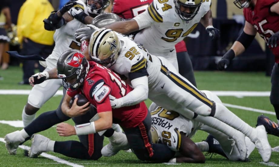 Tampa Bay Buccaneers x New Orleans Saints 2021 NFL Probabilidades de aposta e escolha grátis