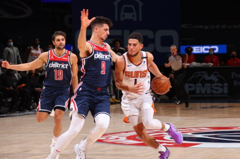 Phoenix Suns vs Washington Wizards 2021 22 NBA Temporada Odds e escolha grátis