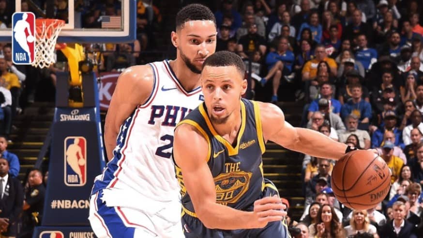 Golden State Warriors vs Philadelphia 76ers 2021 22 NBA Temporada Odds e escolha grátis