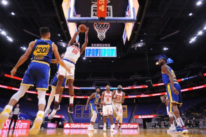 Golden State Warriors vs NY Knicks 2021 22 NBA Temporada Odds e escolha grátis