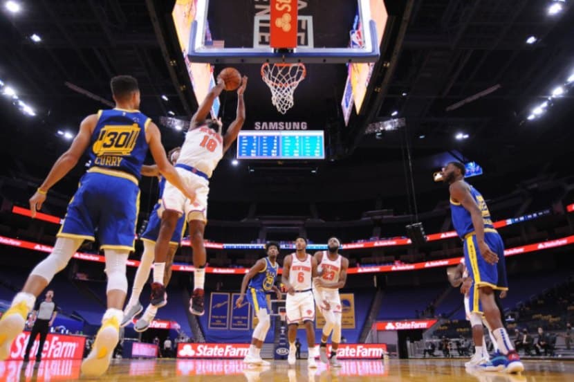 Golden State Warriors vs NY Knicks 2021 22 NBA Temporada Odds e escolha grátis