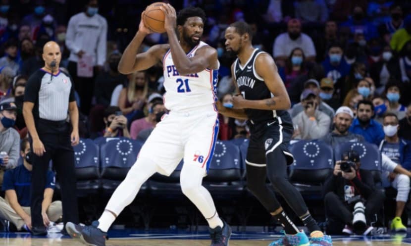 Philadelphia 76ers vs Brooklyn Nets 2021 22 NBA Temporada Odds e escolha grátis