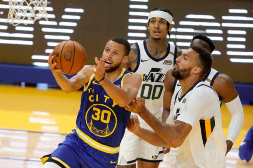 Golden State Warriors vs Utah Jazz 2021 22 NBA Temporada Odds e escolha grátis