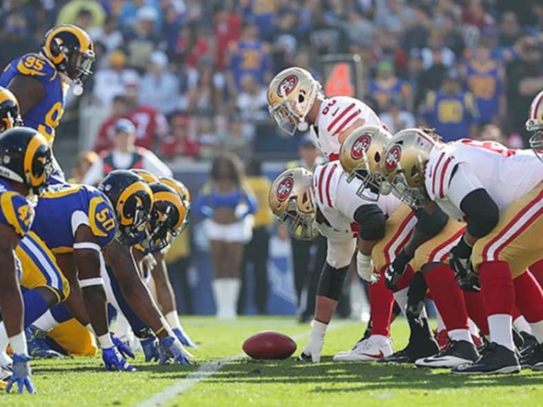 San Francisco 49ers vs Los Angeles Rams 2021 22 Cuotas de apuestas de la NFL y elección gratuita