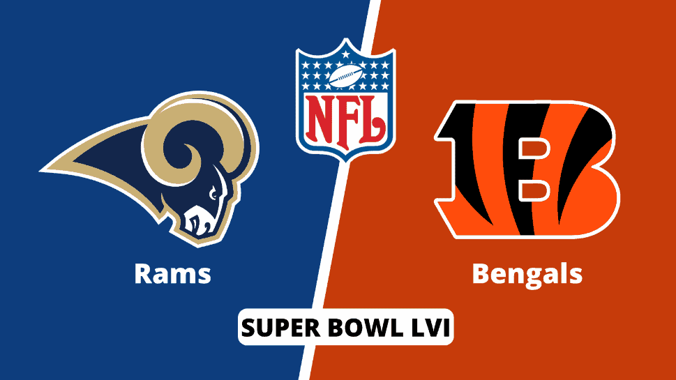 Cincinnati Bengals x Los Angeles Rams Super Bowl LVI Probabilidades de aposta e escolha grátis