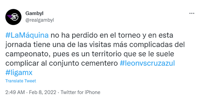 Cruz Azul (1) vs. León (0)