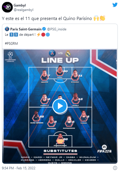 PSG (1) x Real Madrid (0)