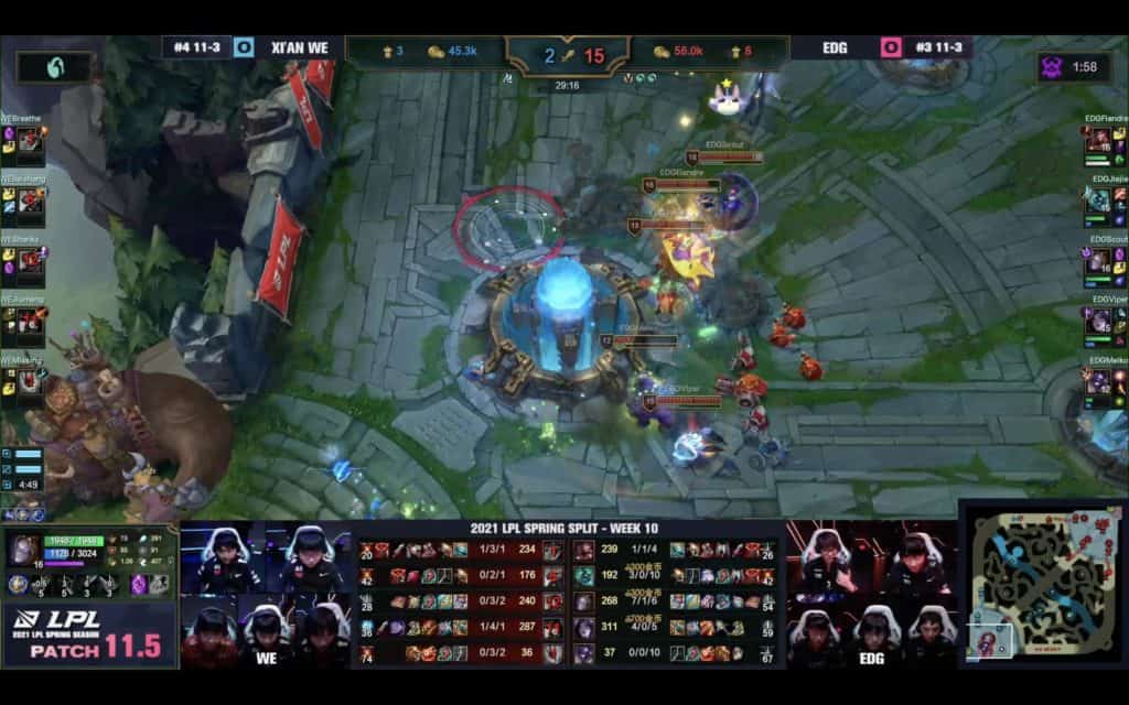 Edward Gaming x Equipe WE
