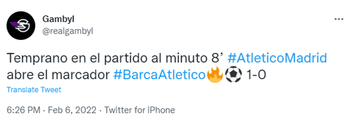 Barcelona; Atlético de Madri