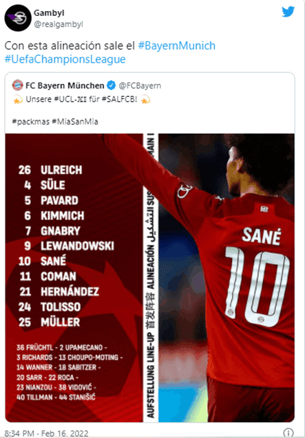 RB Salzburg (1) vs. Bayern (1)