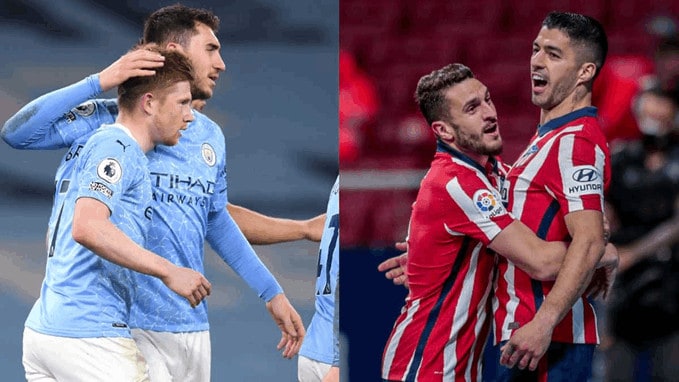 Manchester City vs Atlético de Madrid Cuotas de apuestas y elección gratuita de la UEFA Champions League