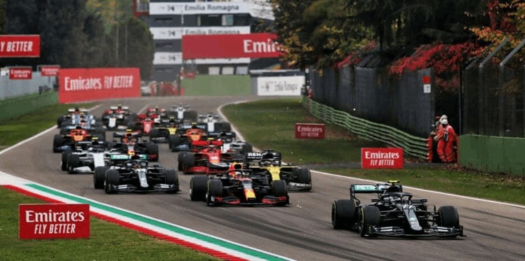 Cuotas de apuestas y elección gratuita del GP de Emilia Romaña Fórmula 1