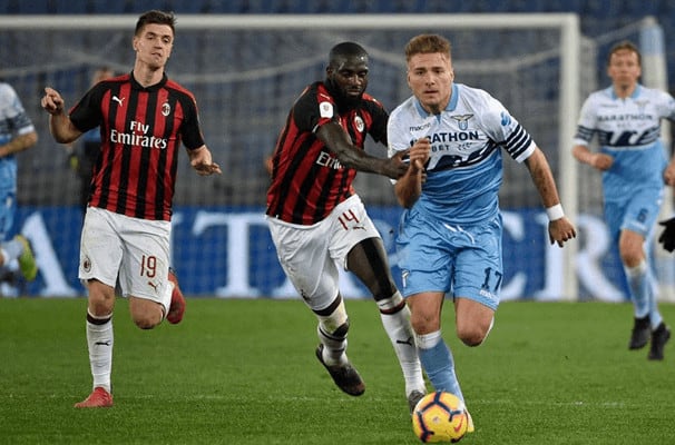 Probabilidades de aposta Lazio x Milan Série A e escolha grátis