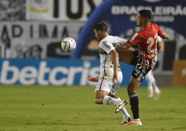 Santos x São Paulo Brasileirão Série A Probabilidades de aposta e escolha grátis