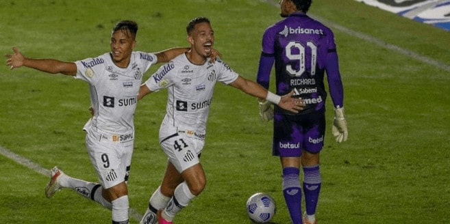 Santos x América MG Brasileirao Série A Probabilidades de aposta e escolha grátis