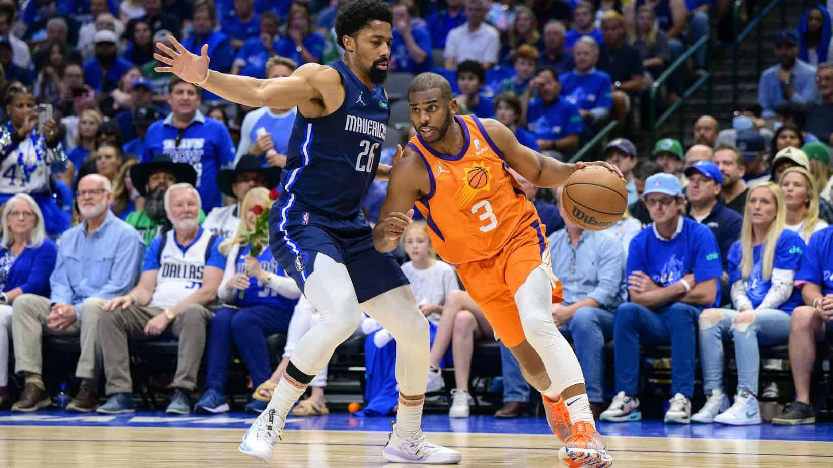 Phoenix Suns vs.Dallas Mavericks: probabilidades de apuestas y elección gratuita