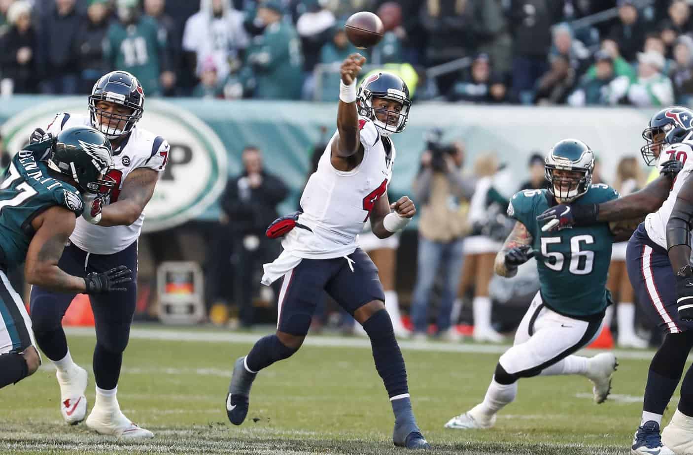 Eagles at Texans in TNF Betting Odds and Free Pick