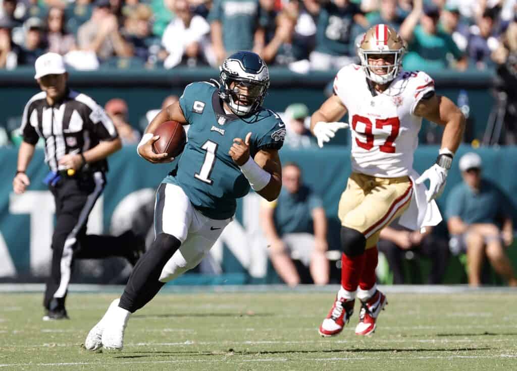 Campeonatos de conferência: Eagles vs.