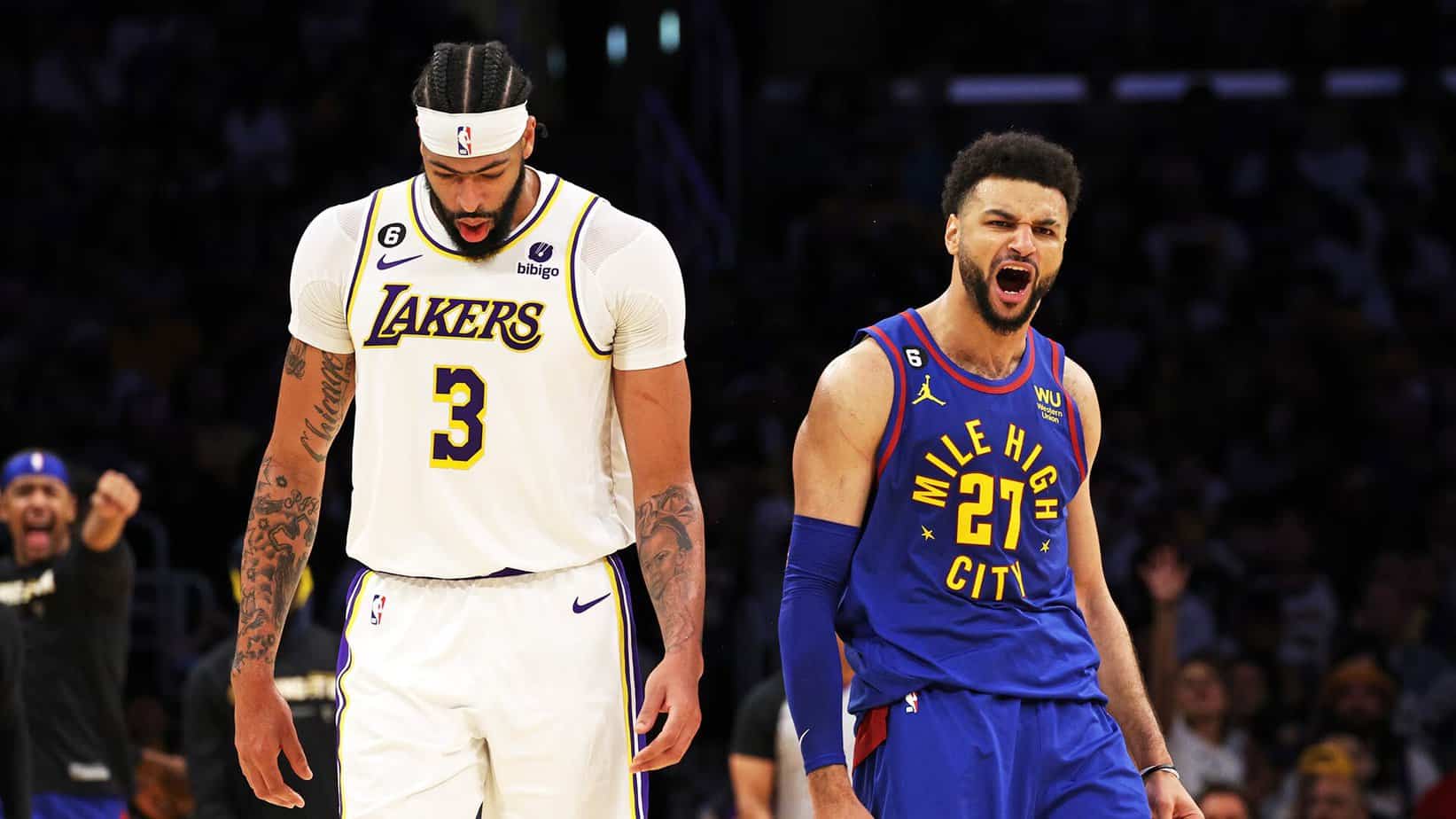 Probabilidades de aposta Nuggets vs. Lakers e escolha grátis