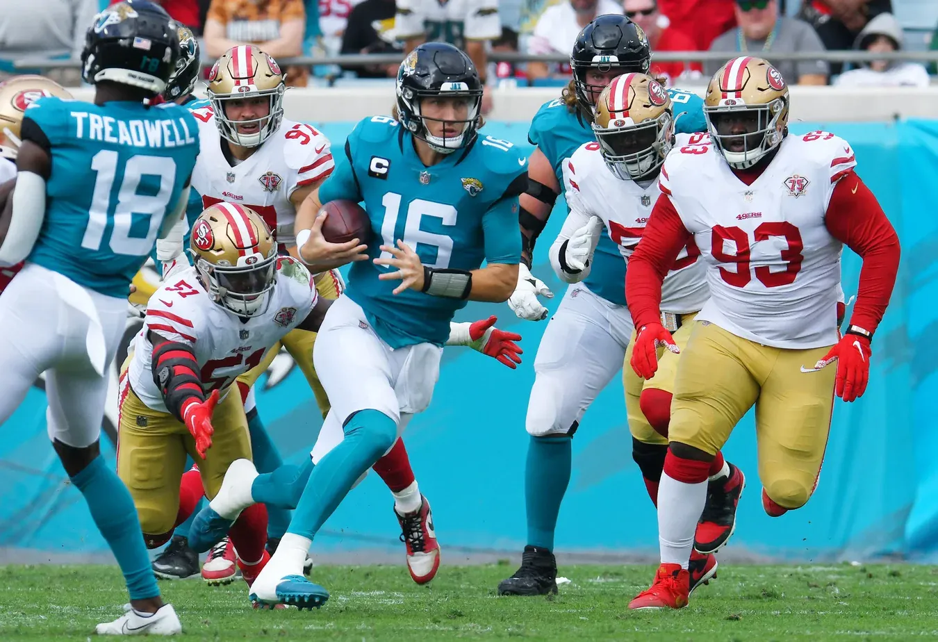 Breathtaking Jaguars 26-21 49ers (sep 28, 2025) Box Score Wallpaper Art Breathtaking Jaguars 26-21 49ers (sep 28, 2025) Box Score Wallpaper Art