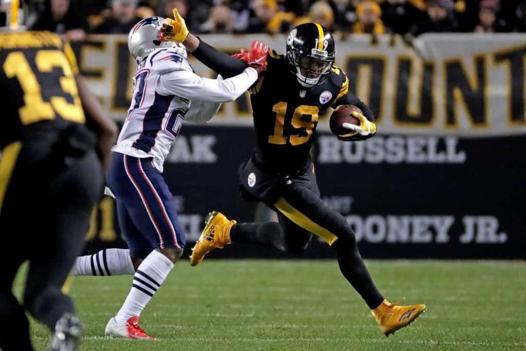 Patriotas no Steelers