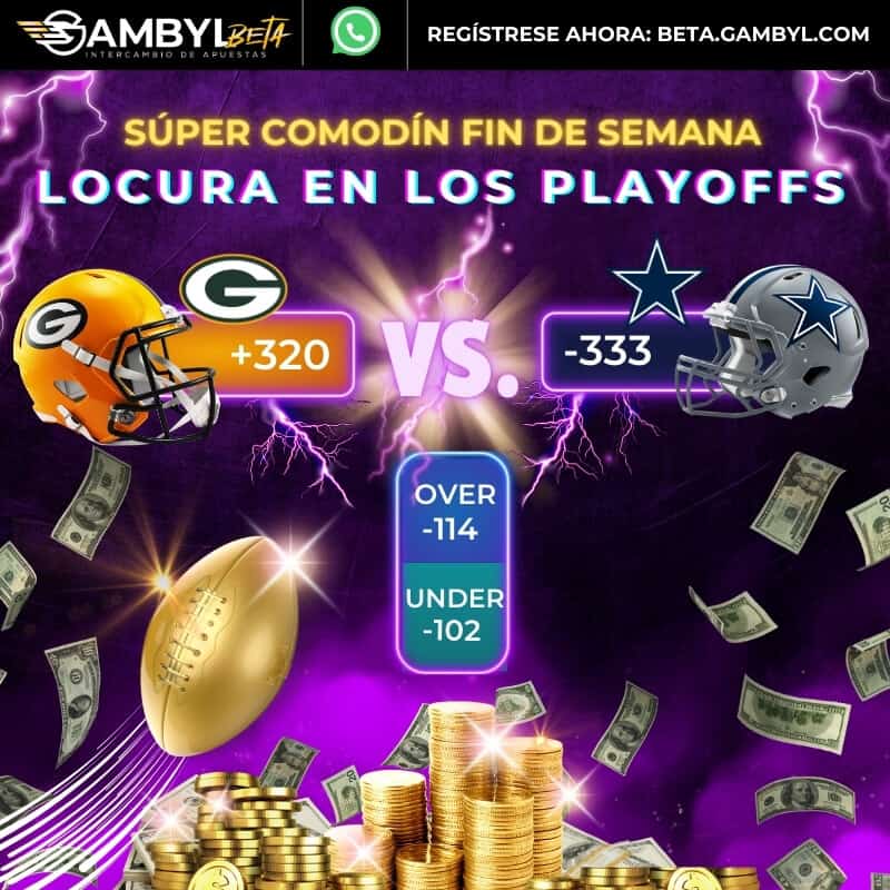 Melhor aposta Wild Card Packers vs Cowboys