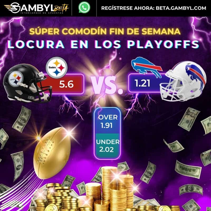 Steelers vs Bills melhor aposta curinga